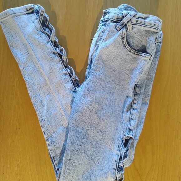 Vintage L.A. 37  LJA170 Acid Wash Denim Jeans - Picture 1 of 10